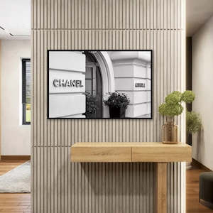 CHANEL FRAMED CANVAS