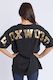 Foxwood Interval Tee Black & Gold
