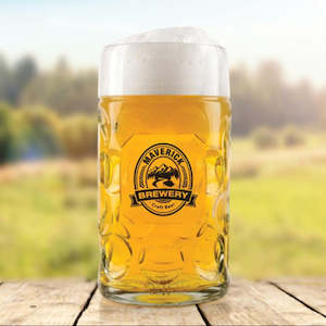 1 Litre Glass Beer Stein
