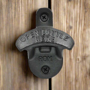 Drinking Gifts: Rustic Wall Mounted Bottle Opener