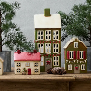 French Country Green with Shutter Alsace House