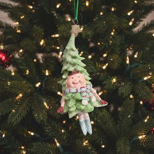 Occasions: Christmas Suit Scarf Tree Ornament