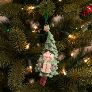 Occasions: Christmas Suit Present Tree Ornament