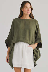 Holiday Olive Hideaway Top