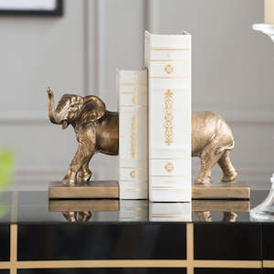 Le Monde: Le Monde Elephant Bookends