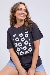 Elm Azalea Tee Navy