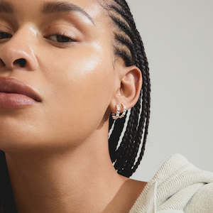 Pilgrim: Pilgrim Maeve Heart Earrings Silver