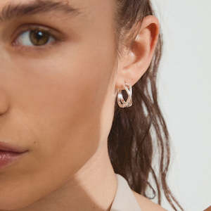 Pilgrim: SILVER KIRA EARRINGS