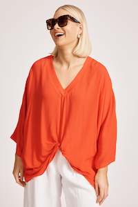 Eb Ive: Eb & Ive Alegria Twist Top Coral