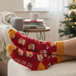 Christmas Beer Socks