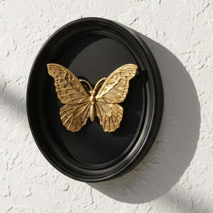 Black & Gold Butterfly Wall Art