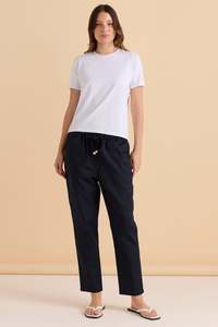 Betty Basics Navy Kenzie Jogger