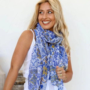 Azure Blue Scarf