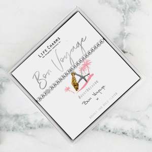 Bon Voyage Life Charms Silver Bracelet