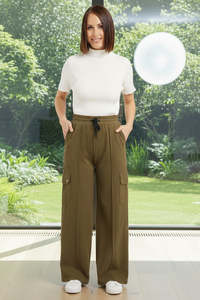 Pants: Seduce Khaki Cleo Cargo Pant