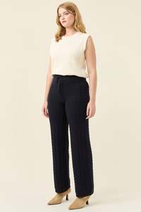 Pants: Isle of Mine Navy Sadie Knit Pant