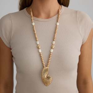 Gold Mornington Shell Necklace