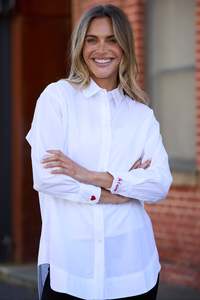 Brave & True White Je't Amie Gemma Shirt