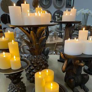 WHITE LED CANDLE W/ REMOTE