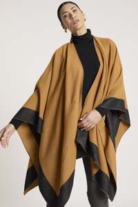Eb & Ive Camel Ayla Cape