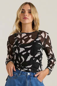 Fate Becker: Sass Tarni Mesh Top