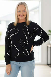 Zafina Black Louise Jumper
