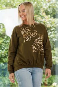 Zafina Khaki Marissa Jumper
