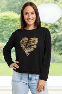 Seduce: Seduce Blaze Black Sweatshirt