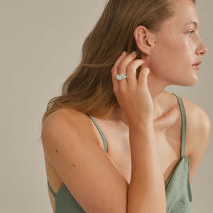 MOON SILVER RING