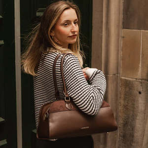 Accessories: Louenhide Chocolate Eleanor Shoulder Bag