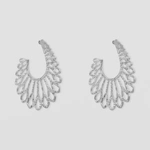 Stella Gemma: Stella + Gemma Silver Filigree Earrings