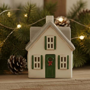 Gifts For Her: French Country Nordgard Villa with Bow Wreath