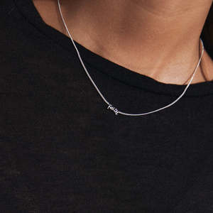 Pilgrim Silver Faith Necklace