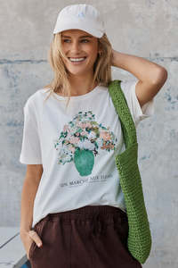 Tops: Betty Basics Flower Ellia Tee