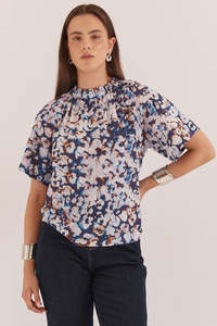 Tops: Sass Anika Frill Neck Blouse