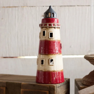 French Country St Malo Tealighlight Lighthouse