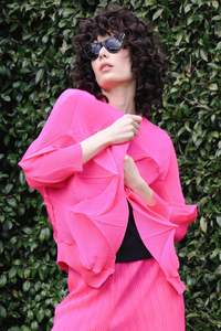Tops: Curate Pink Arts & Crafts Jacket