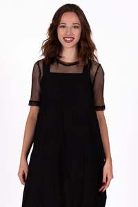 Tops: Deeanne Hobbs Nova Grid Mesh Top