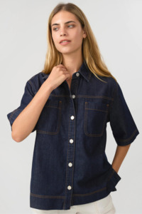 Fashion: Stella + Gemma Indigo Reese Denim Shirt