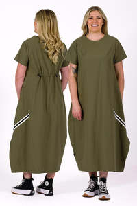 Fashion: Deeanne Hobbs Khaki Sienne Dress