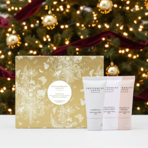 Fragrance: Peppermint Grove Hand Cream Trio Gift Set