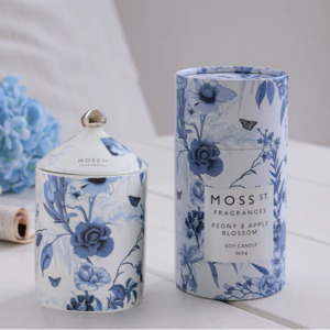 Moss St 360g Peony & Apple Blossom Candle