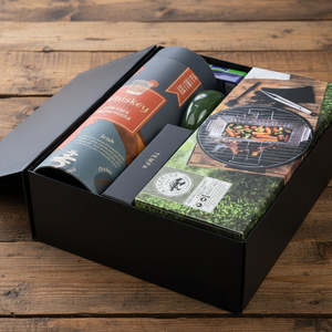 Men’s Stash Gift Box – Whiskey, BBQ & Beer Gifts for Him