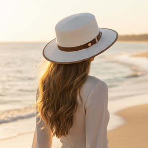White Hipster Summer Hat