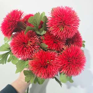 Artificial Flowers: 58cm Artificial Cilliandra Spray Stem
