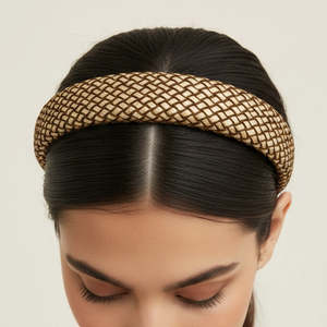 Accessories: Stella + Gemma Gold Weave Headband
