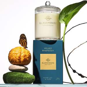 Glasshouse Velvet Rhapsody Soy Blend Candle - 380g