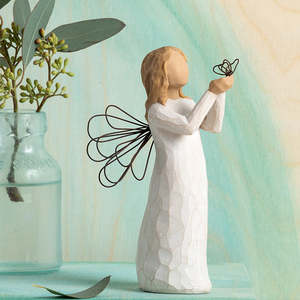 Sentiments: Willow Tree Angel of Freedom Butterfly Figurine