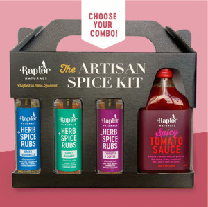 Giftboxes: Build your own Gift Box 3 Rubs + 1 Sauce