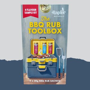 Giftboxes: BBQ Rub Toolbox - 4 Flavour Sample Kit